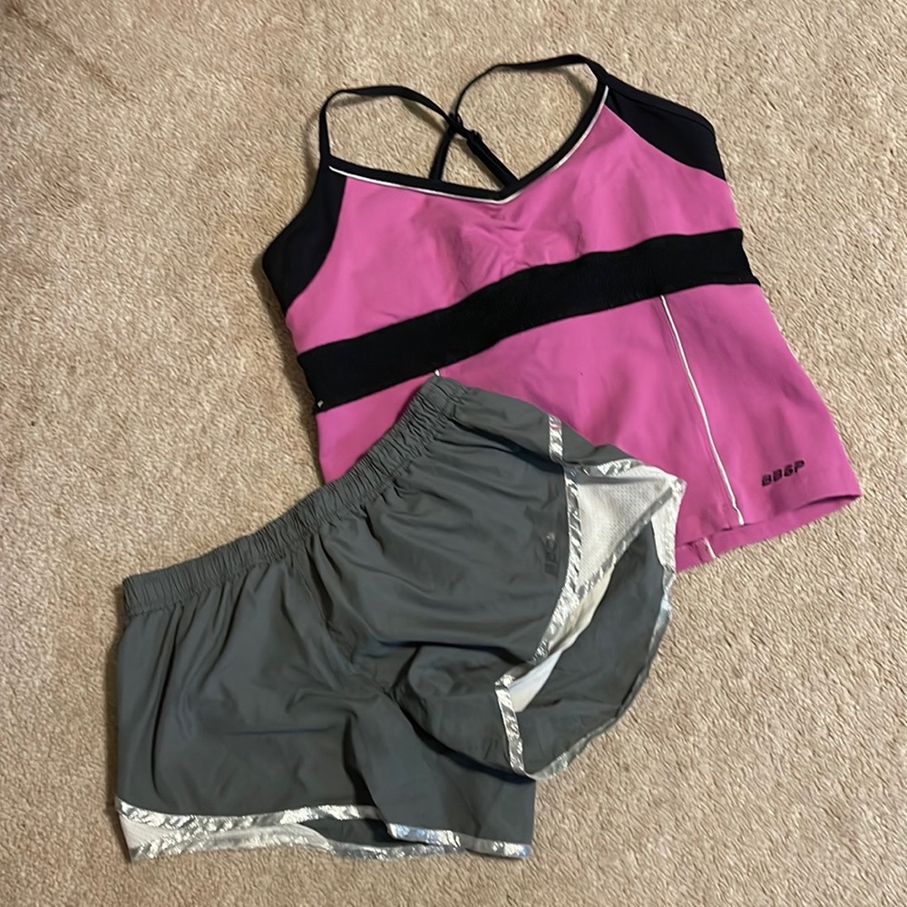 Bebe sport 2 piece gym set